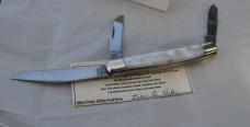Bulldog Anno Domini 3 Blade Stockman 4" Closed Cracked Ice Mint Box Papers  Solingen Germany