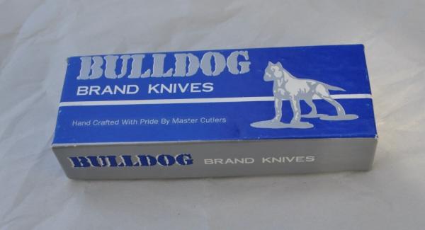 Bulldog Anno Domini 3 Blade Stockman  3 5/8" Cracked Ice Mint Box Papers Solingen Germany