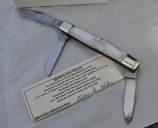 Bulldog Anno Domini 3 Blade Stockman  3 5/8" Cracked Ice Mint Box Papers Solingen Germany