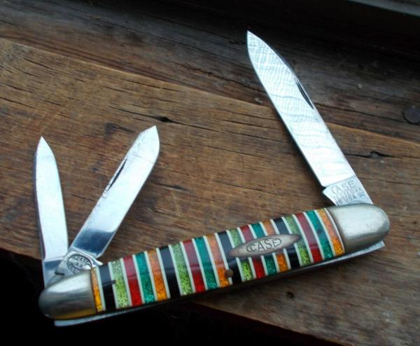 CASE CLASSIC KNIFE "GLITTER STRIPE" WHITTLER 73091 - Please Read 