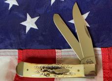 2003 Case xx Super Trapper Knife (MDL# 6.5254 SS) w/ Sweet Bone Stag Handles -NOS