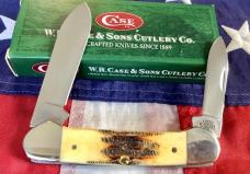 2005 Case xx Canoe Knife (MDL# 6.5131 SS) w/ Nice Bone Stag Handles -NOS in Orig box