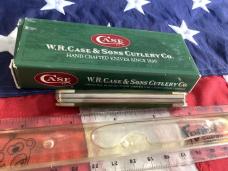 Case xx 2000 Stockman Knife Mdl# 63087 SS w/ Great Hunter Green Bone Handles - NOS in Orig box