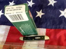 Case xx 2000 Stockman Knife Mdl# 63087 SS w/ Great Hunter Green Bone Handles - NOS in Orig box