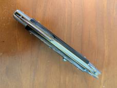 FRANK BELTRAME 28CM/11inch BAYONET BLADE BUFFALO HORN AUTOMATIC STILETTO...NEW 