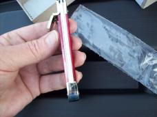 Hubertus Knife Shellpuller Patronenzieher Solingen Germany Rare Red Bone Large Size 11 UNUSED NIB.