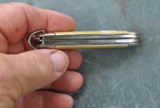Richards Sheffield England 1950s Near Mint Mirror Polish Cracked Ice Handles 7 Functions 
