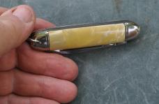 Richards Sheffield England 1950s Near Mint Mirror Polish Cracked Ice Handles 7 Functions 