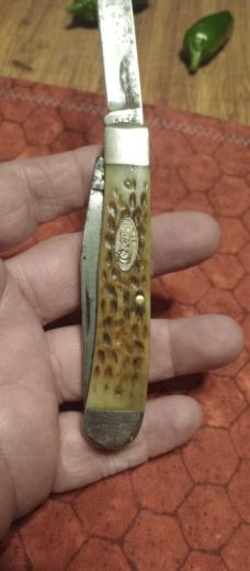 Case XX USA Model 6254 Trapper 1 Dot Vintage 1989