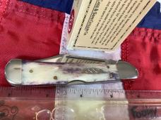 2004 Case xx Copperlock Knife (MDL# PA61549L SS) w/ Purple Appaloosa Bone Handles -NOS