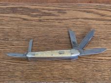 Bulldog White Chip Abalone 5 Blade Anglo Saxon Whittler Only 3 Produced Box & COA