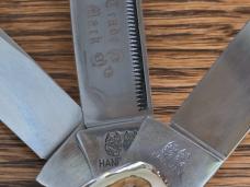 Bulldog White Chip Abalone 5 Blade Anglo Saxon Whittler Only 3 Produced Box & COA