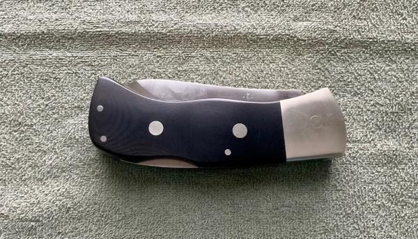 Large Jim Turecek Custom Lock Back Knife