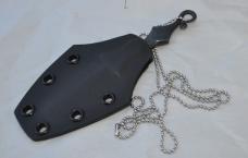 Forged Dagger Neck Knife From a Simonds Mill Bastard File Mint In Kydex Sheath