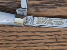 Fight'n Rooster Genuine Mother of Pearl Serpentine Jack Captain's Rooster 1 of 100   
