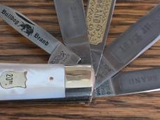 1998 Bulldog Brand 20th Anniversary 5 Blade Trapper Complete Set Serial #0 of 300