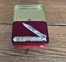 Case Classic 1011 1/2 Cheetah Prototype Genuine Tiger Coral COA Recall Tin