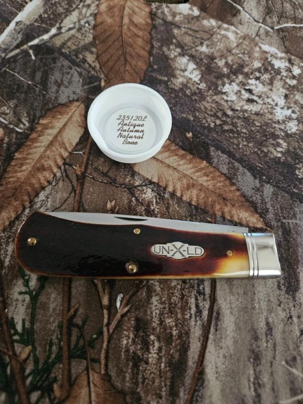 Gec 23 Antique Autumn Natural Bone  Liner Lock
