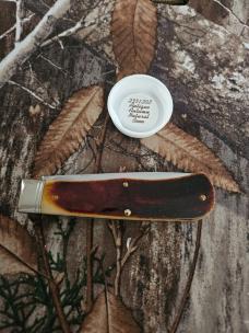 Gec 23 Antique Autumn Natural Bone  Liner Lock