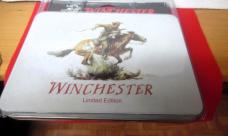 NEVER OPENED 2009 IN PACK LIMITED EDITION WINCHESTER 3 KNIFE SET IN TIN WOOD HANDLES