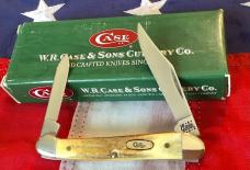 Case xx 2000 Baby Copperhead Knife Mdl# 52109x SS w/ Sweet Stag Handles NOS in Orig box