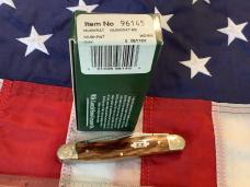 Case xx 2008 Eisenhower Knife Mdl# MUSKRAT SS w/ Wowzeer Oak Wood Handles w/ scrolled bolsters -NOS