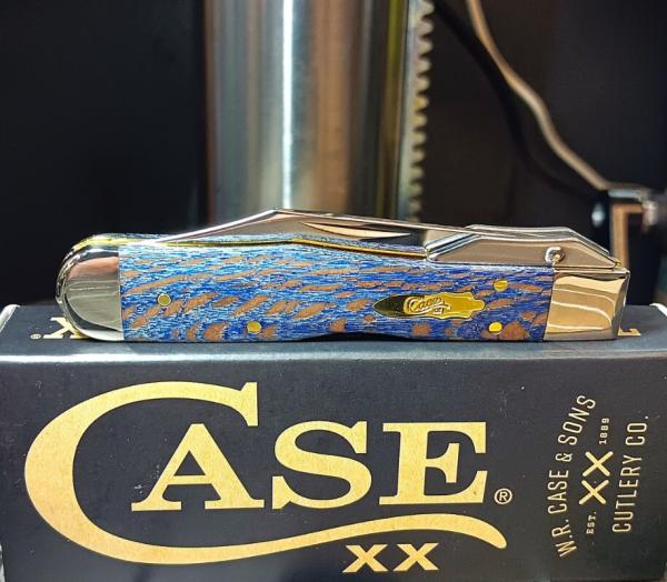 2026 Case XX Cheetah Cub Blue Sycamore Wood