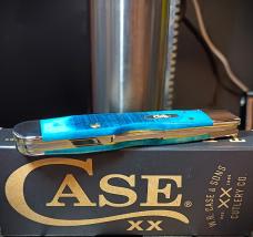 2026 Case XX Cheetah Cub Caribbean Sawcut Blue Bone