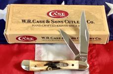 Case xx 1997 Peanut Knife (MDL# 5220 SS) w/ Great Stag Handles -NOS in Orig box