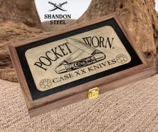 Case XX™ Pocket Worn 30th Anniversary 55238 Mahogany Bone Stainless 8-Knife Mint Set