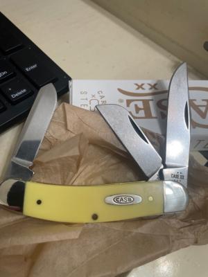 Case TB 3339 yellow cs sowbelly nib 