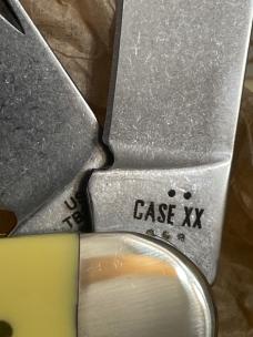 Case TB 3339 yellow cs sowbelly nib 
