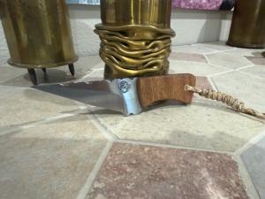 Bonehead Talon Carbon Steel Fixed Blade Knife w/Lanyard