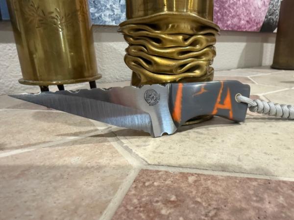 Bonehead Talon Carbon Steel Fixed Blade Knife w/Lanyard
