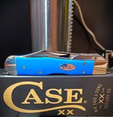 2026 Case XX Cheetah Cub Royal Blue Synthetic Smooth