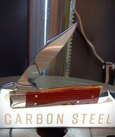 2026 Case XX Cheetah Cub Dark Red Burlap Micarta Smooth Carbon Steel