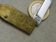 Remington UMC USA Brass Coca Cola Figural Knife
