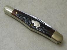 Kabar Olean Ny USA Bone Dog Head Whittler Knife