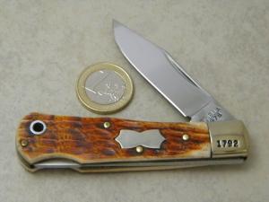 Genella 1978 Surgical Steel Bone 1792 Lockback Knife