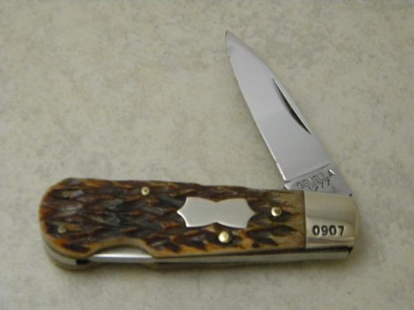 Genella 1977 Surgical Steel Bone 0907 Lockback Knife Genella 1977 Surgical Steel Bone 0907 Lockback Knife