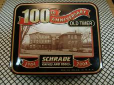 SCHRADE OLD TIMER 34OT STOCKMAN U.S.A. VINTAGE CARBON STEEL 100TH BIRTHDAY ANNIVERSARY POCKET KNIFE