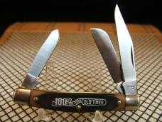 SCHRADE OLD TIMER 34OT STOCKMAN U.S.A. VINTAGE CARBON STEEL 100TH BIRTHDAY ANNIVERSARY POCKET KNIFE