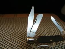 SCHRADE OLD TIMER 34OT STOCKMAN U.S.A. VINTAGE CARBON STEEL 100TH BIRTHDAY ANNIVERSARY POCKET KNIFE