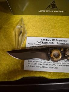 Lone Wolf limited edition Leopard Stone 