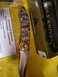 Lone Wolf limited edition Leopard Stone 