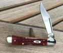 Case XX Mini Copperlock Custom by Tank Fisher Old Red Pocket Worn Dual Action Auto