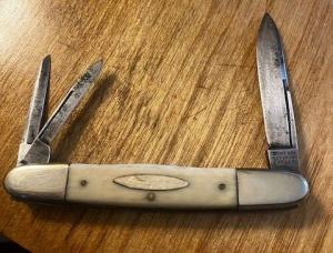 1800s SHEFFIELD IVORY WHITTLER