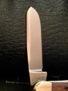 2001 Case XX Cranberry Bone Silver Script Sowbelly 