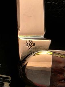 2001 Case XX Cranberry Bone Silver Script Sowbelly 
