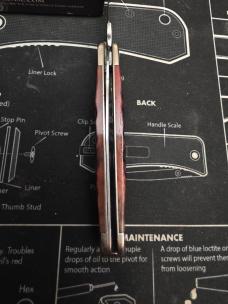 2001 Case XX Cranberry Bone Silver Script Russlock